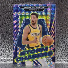 Tyrese Haliburton 2024-25 Panini Mosaic Storm Chasers Pacers #3