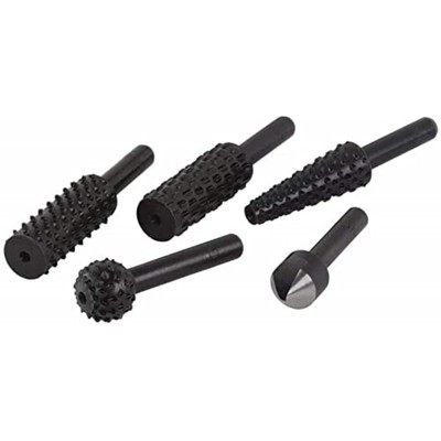 wolfcraft Rasp and Countersink Set, 5 Pcs. I 2540000 I for preparing recesses an