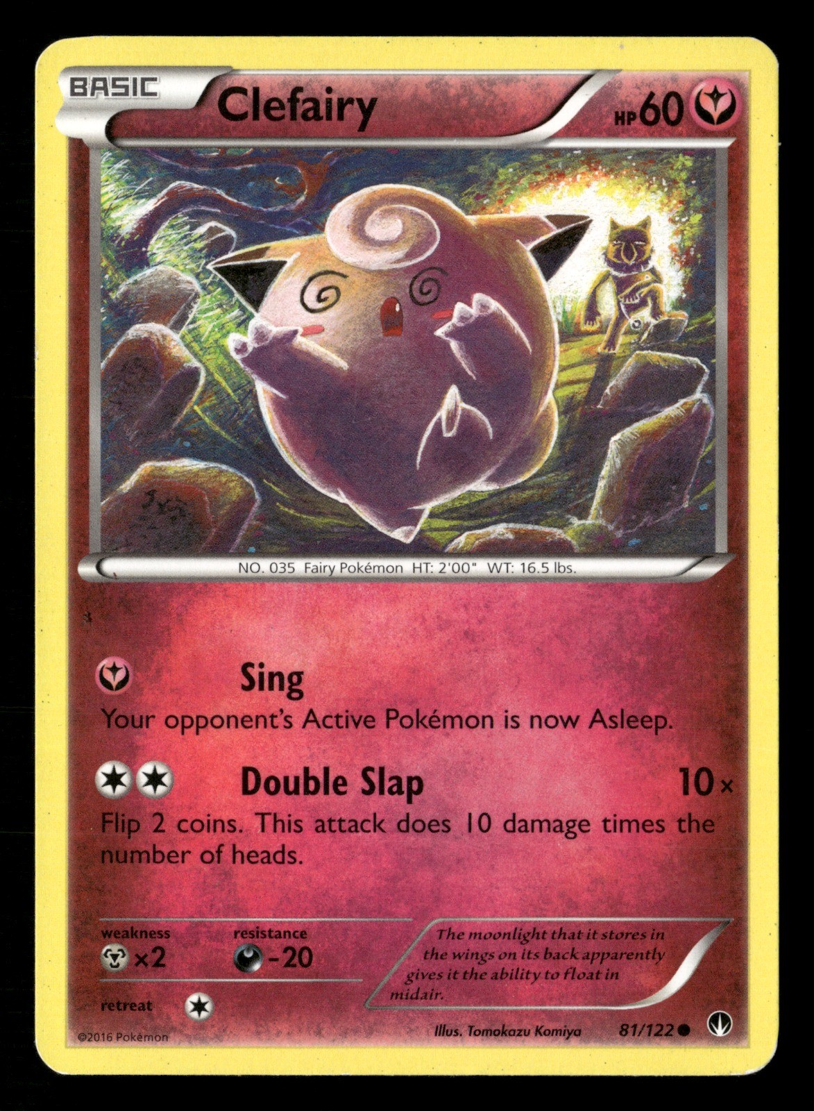 Clefairy Common XY - BREAKpoint 81/122 HP Pokémon TCG