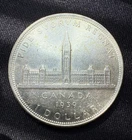 1939 Canadian Silver Dollar Coin 80% $1