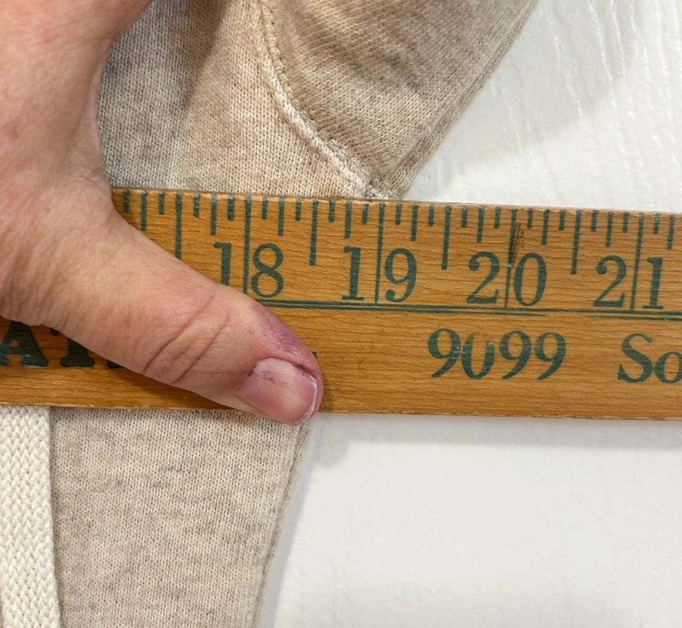 James Perse Sudadera con Capucha Mujer 0 Beige Manga 3/4 Pullover Sudadera Informal Adulto Foto 4 de 4