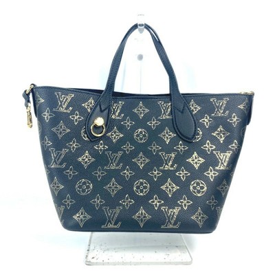 Louis Vuitton Mahina Tote Black leather Bag Blossom Crossbody | eBay