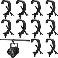 10 Pack Stage Light Clamp Hook Bulk, Fits OD 1.18"-2" Truss Heavy Duty Aluminum