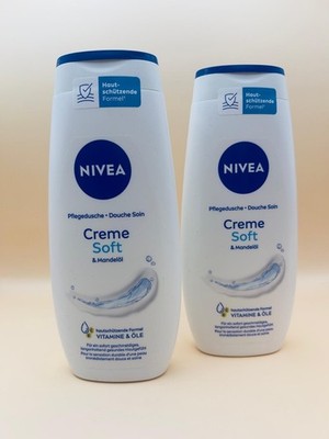 2X NIVEA Pflegedusche Creme Soft & Mandelöl 250ml *NEU*