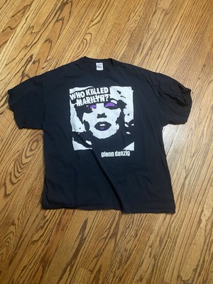 Glenn Danzig Who Killed Marilyn Monroe The Misifts Vintage Y2K Punk Band Shirt