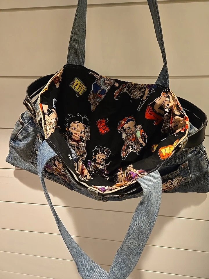 Bolso de mano Betty Boop Denim Foto 3 de 4
