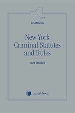 New York Criminal Statutes and - Paperback, b...