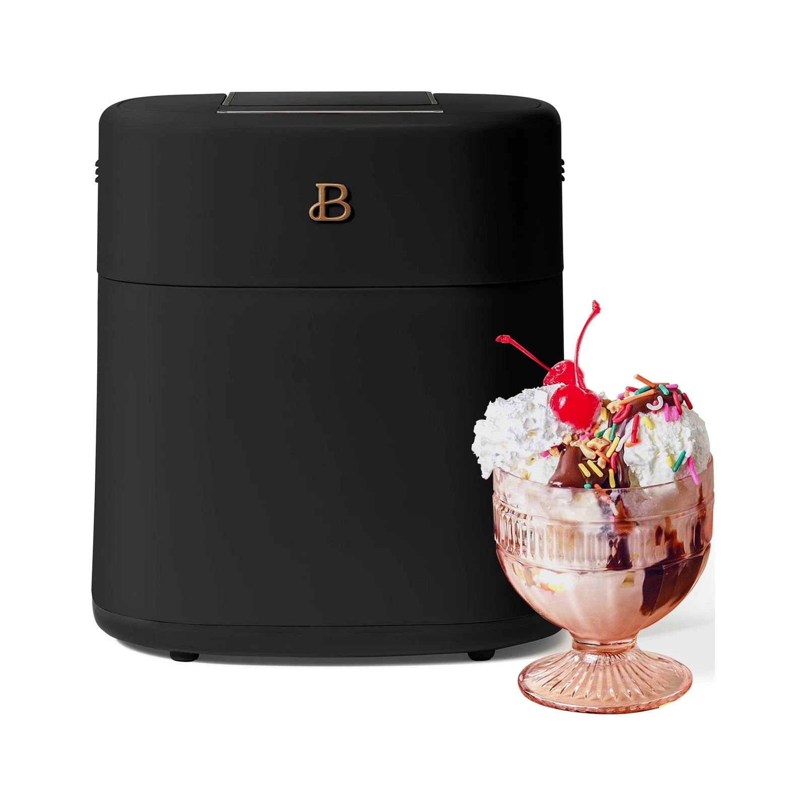 1.5 Qt Ice Cream Maker w/ Touch Display Black Sesame by Drew Barrymore