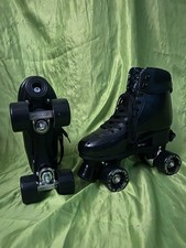 Crazy Skates Jam Pop Roller Skates Size 3 - 6 Black 4 Sizes