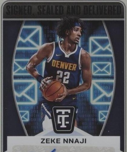 2024-25 Panini NBA Totally Certified Auto Zeke Nnaji Auto