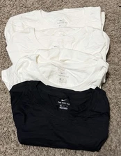 THE NIKE TEE SHIRT "COTTON "LOT OF 4" MENS 4XL  TEES - PLEASE READ DESCRIPTION!