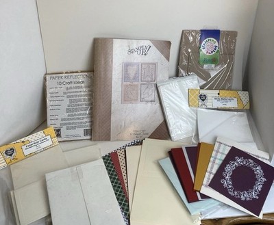 Stampin Up Magazine, A Stampers Journal 1996-1997. W/ Lot Of Various Paper/env.