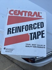 Case Central 240 Reinforced Water Activated Tape 72mm x 450 ft 10 Rolls 