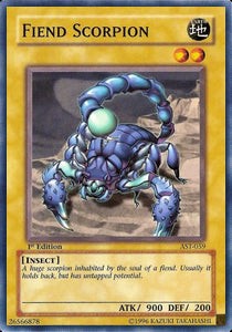 YuGiOh Fiend Scorpion AST-EN059 Common Englisch NM 1st