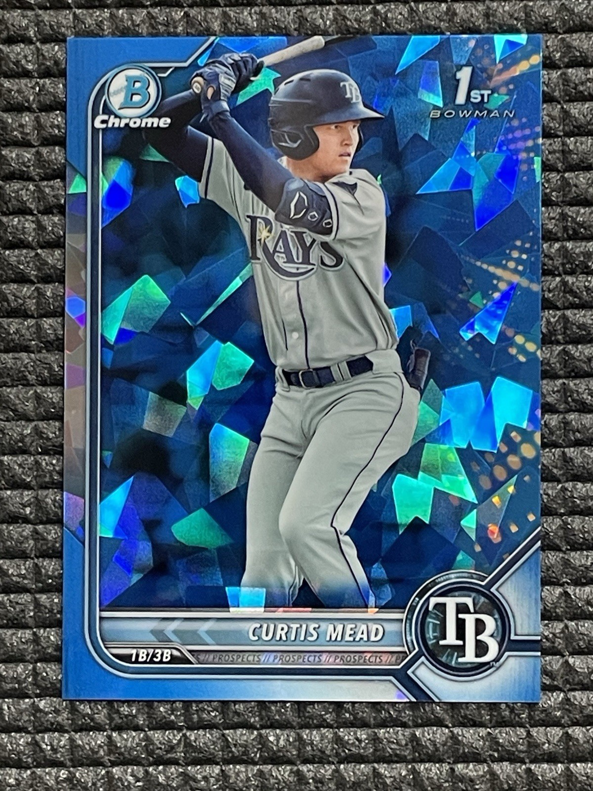 2022 Bowman Sapphire Edition Chrome Prospects Curtis Mead #BCP-10