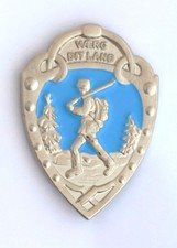 Mirror Finish: Norwegian Foot March Badge-Silver (2nd Award) *Large Version*