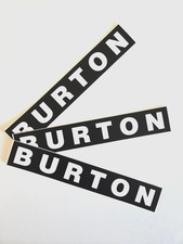 Burton Snowboards Logo Sticker / Decal - 6 in X 1 in, 100 Authentic