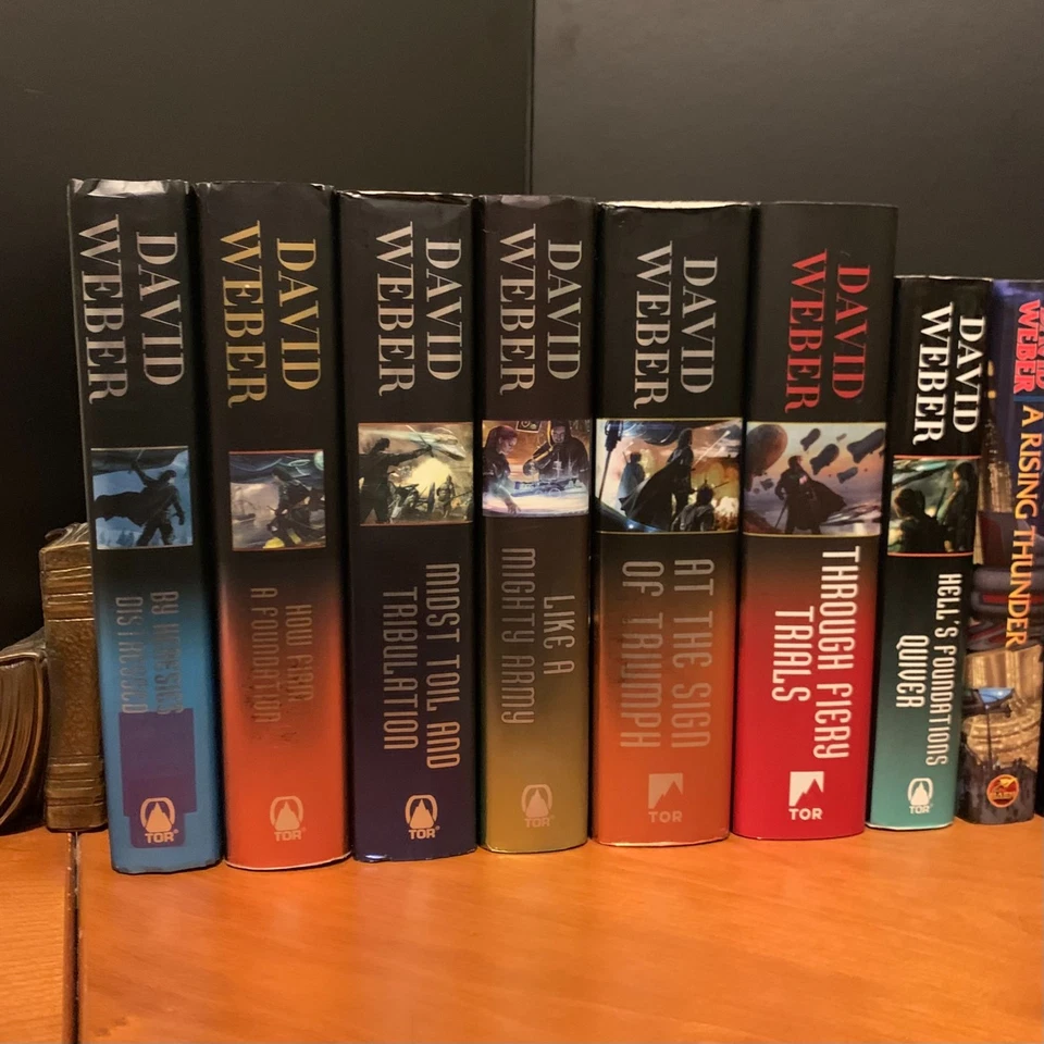 Massive David Weber 21 Book Lot Many Series Safehold, Honor Harrington, Starfire Foto 3 de 4