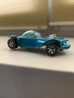 1968 Hot Wheels Redline Beatnik Bandit Blue White Int. Hong Kong Vintage Car