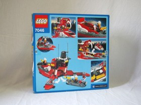 LEGO City Fire Command Craft 7046 257 Pcs 3 Minifigs 2003 New Sealed from Japan