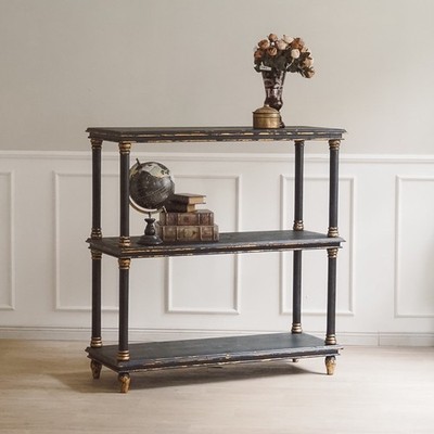 Stilvolles Etagerenregal in schwarz gold - NEU - im antiken Stil Regal