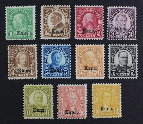 CKStamps: US Stamps Collection Scott#658-668 Mint H/LH OG CV$216.25