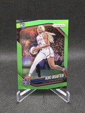 2025 Panini Prizm WNBA #72 Kiki Iriafen RC Lime Green Prizm /225 Rookie