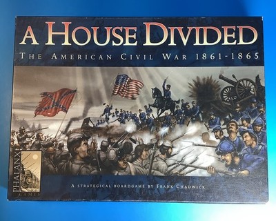 A House Divided 3rd Edition 2001 Phalanx Games, **Missing One Counter**
