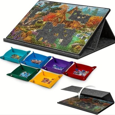 Puzzletisch Puzzlebrett mit 6 Schubladen 78x56cm Puzzleunterlage max.1000 Teile