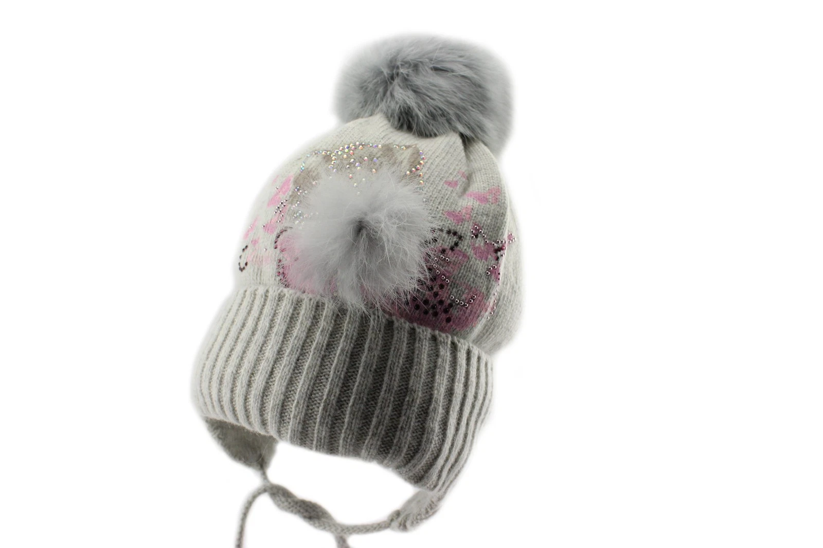 Jamiks Melody I Warm Winter Ear Flap Pom Pom Beanie Hat (Clearance Sale)