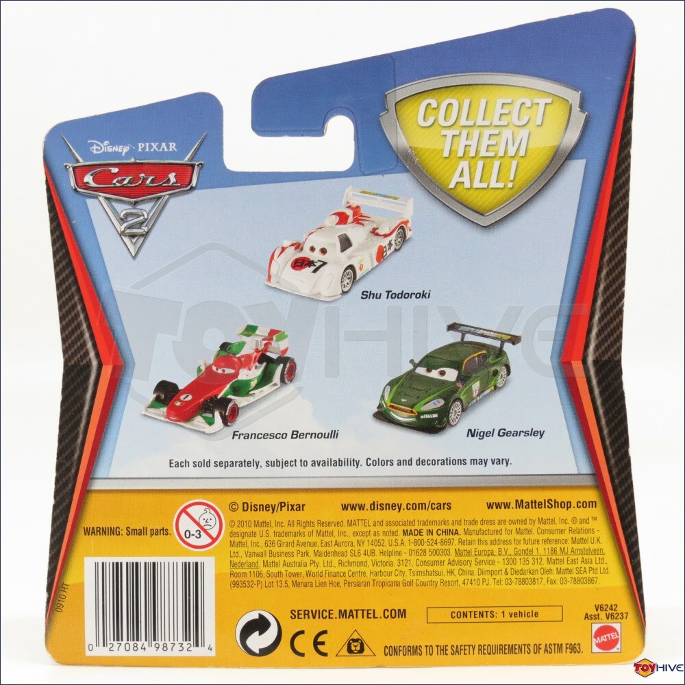 Disney Pixar Cars Shu Todoroki Synthetic Rubber Tires Kmart