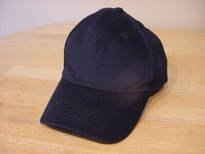 PORT  COMPANY YOUTH HAT - BLACK BLANK ADJUSTABLE 100 COTTON