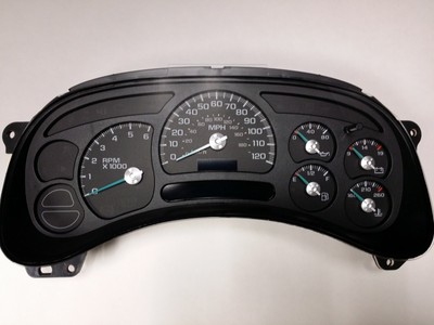 4S) 03-04 2003-2004 REPAIRED COMPLETE SILVERADO INSTRUMENT CLUSTER