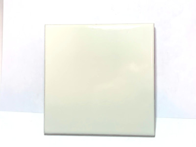 VINTAGE NEW  US  CERAMIC TILE CO   UO74 - BISCUIT GLOSS  4 1/4'' X 4 1/4''