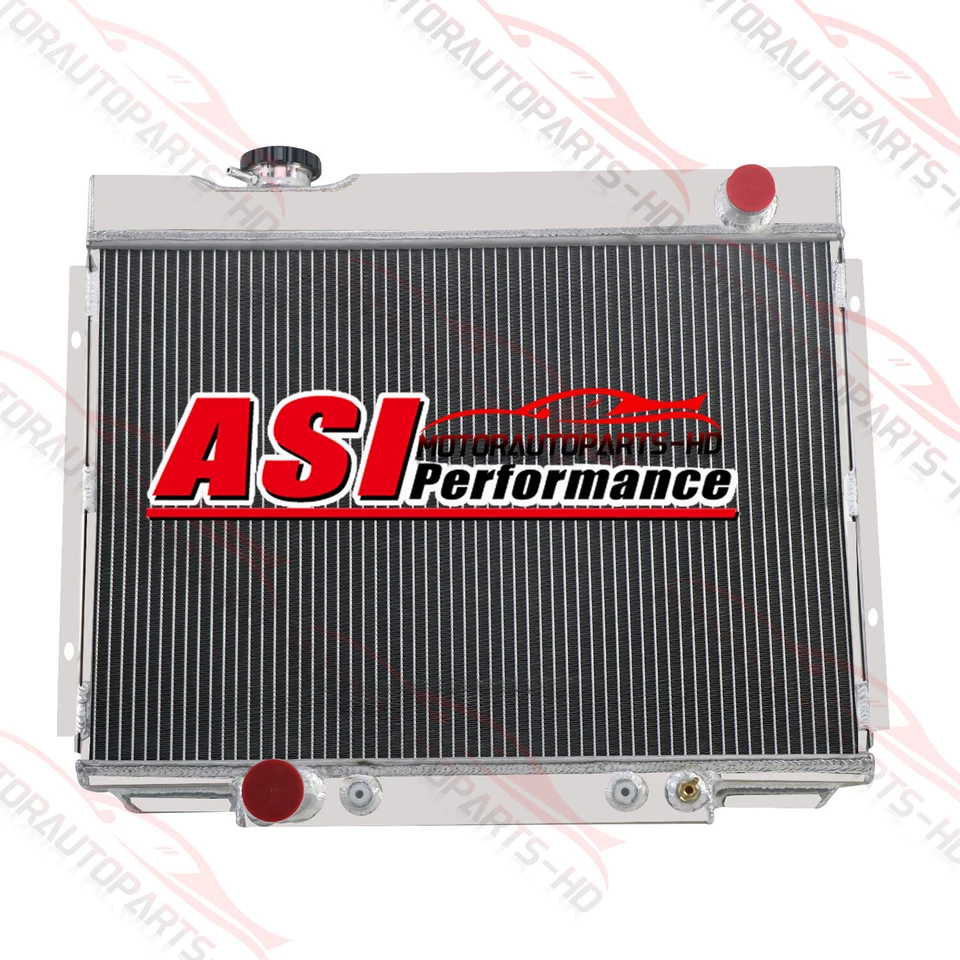 4 Row Radiator For 1967-1969 1968 Ford Ranchero 500/500XL/GT, 6.4L (V8) 390 CID Foto 2 de 4