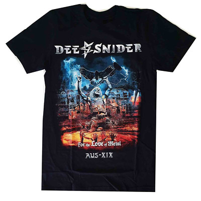 NEW Dee Snider For The Love Of Metal Black All Size Unisex T-Shirt AC2711