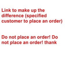 Link to make up the difference specified customer to place an order
