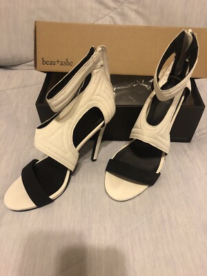 High heels black And White