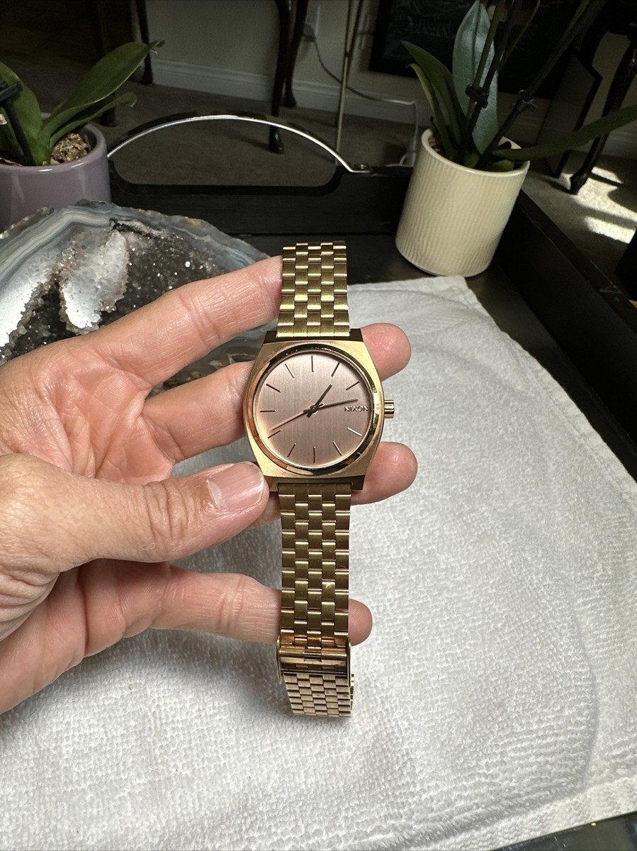 NIXON MINIMAL TIME TELLER ゴールド Nixon Men's Watch Minimal The Time Teller Quartz Gold 100m