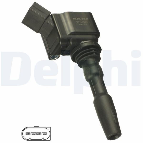 Delphi GN10631-12B1 ZüNdspule FüR VW Audi Seat Skoda Cupra-image
