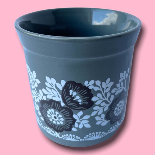 Vintage RARE MARY QUANT GREY FLORAL MUG | Staffordshire Made in England VGC - Picture 6 of 11