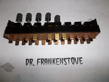 USED THERMADOR CMT231-s1  OVEN 5 push-button selector switch 14-39-295-01 tested