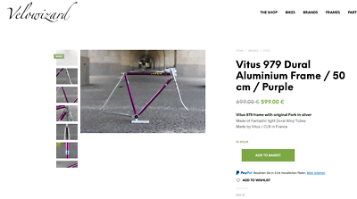 vélo de course VITUS 979 Dural, Mavic | Kaufen auf