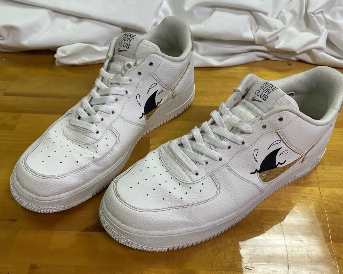 Size 12 - Nike Air Force 1 Low '07 LV8 Next Nature Sun Club - White  Shark's Fin