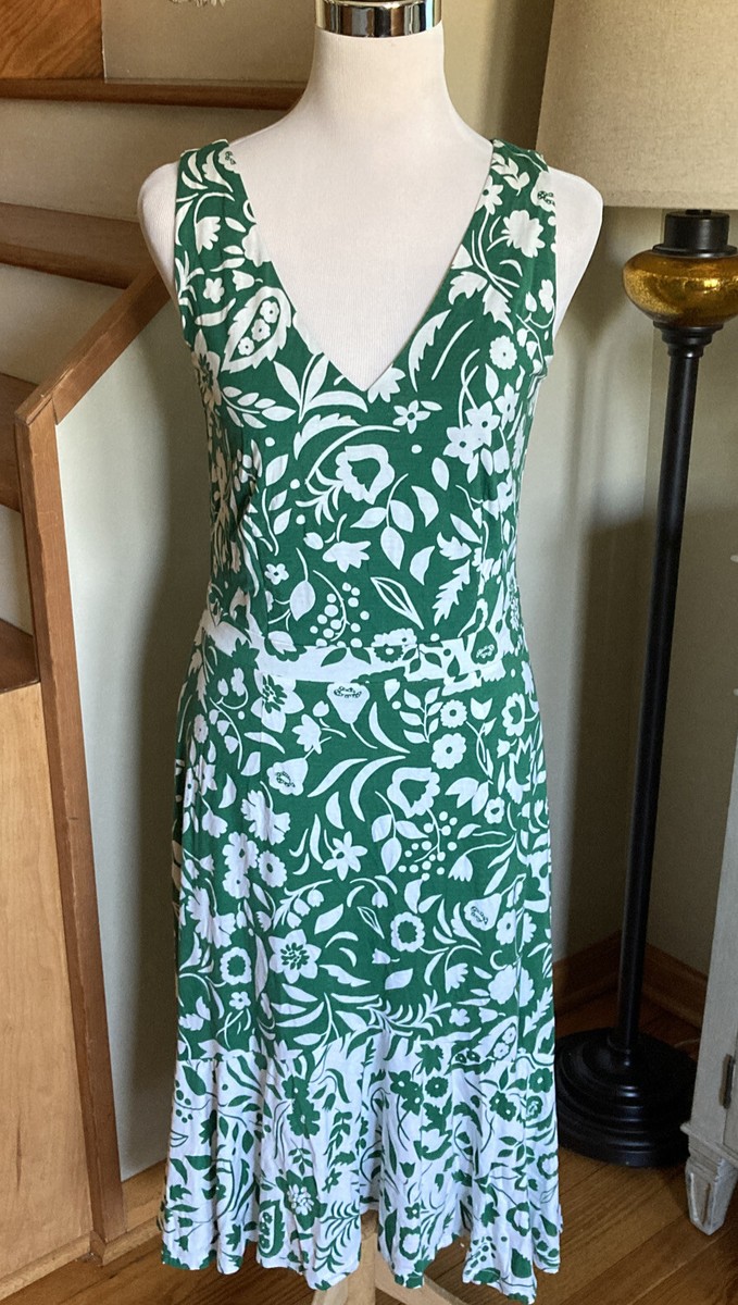 slim fit dress slacks Tamsin Jersey Midi Dress-Fresh Green and Ivory Stripe main image 1
