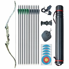 30-70lb Takedown Recurve Bow and Arrows Set Adult Practice Right Hand Archery