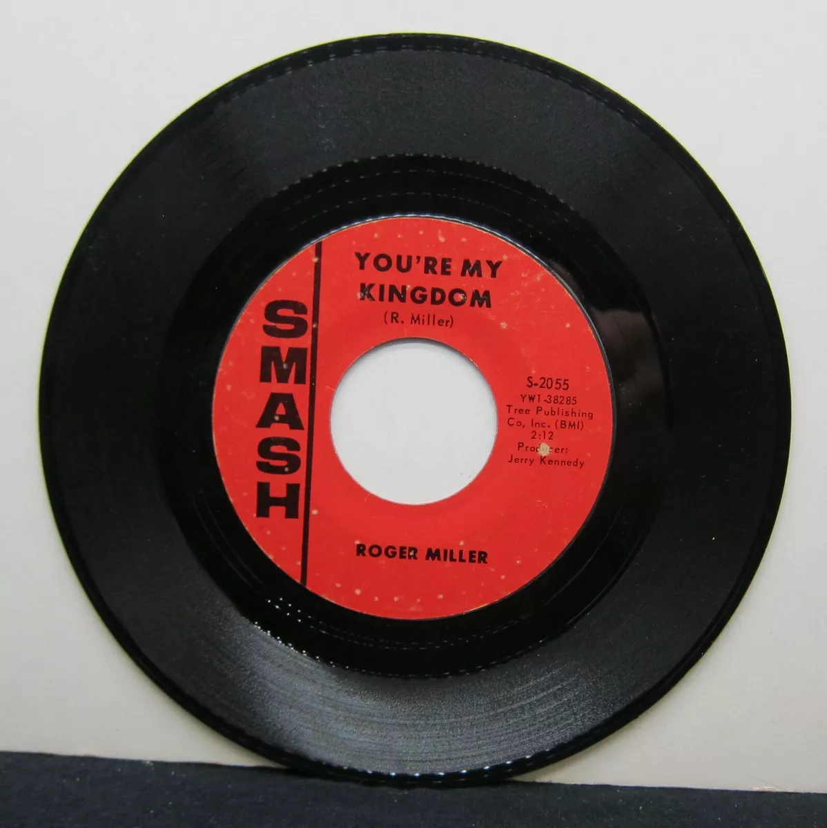 Roger Miller - My Uncle Used to Love Me & You're My Kingdom - Smash 45 RPM  1966