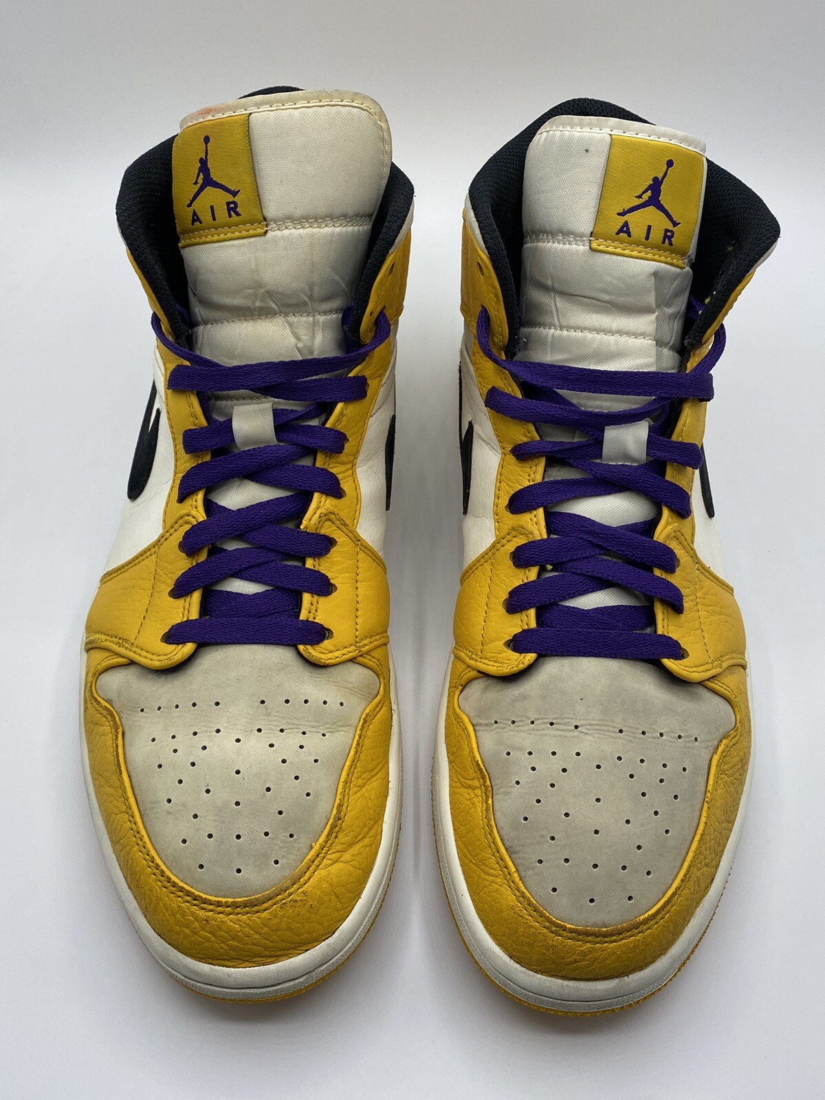 Jordan 1 Mid Lakers 2019 for Sale | Authenticity Guaranteed | eBay