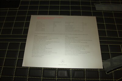VIP customer brochure/brochure Mercedes SLR Mc Laren 722S coupe USA flyer RARE