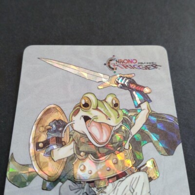 CHRONO TRIGGER SFC limited edition prism card Frog Japan | eBay